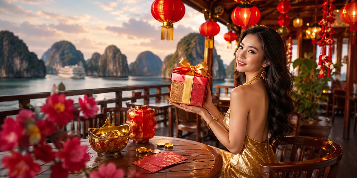 Bì thư đỏ và cà phê tại vịnh Hạ Long – biểu tượng ưu đãi và thưởng đặc biệt